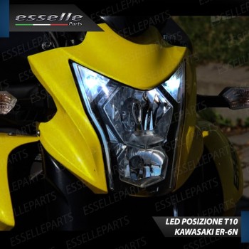 Luci posizione T10 5 LED Canbus per KAWASAKI ER-6N 2009-2011