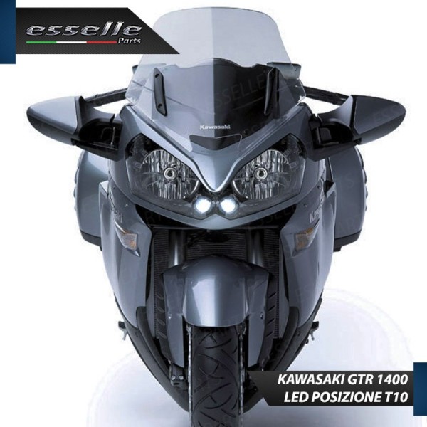 Luci posizione T10 5 LED Canbus per KAWASAKI GTR 1400 2010-2014 ABS