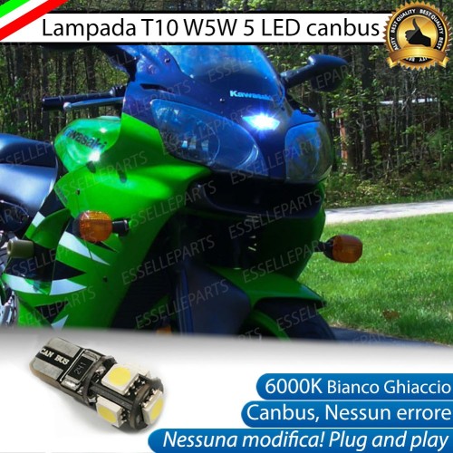 Luce di Posizione T10 5 LED Kawasaki Ninja 600 ZX-6R 2000-2002