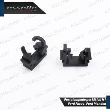 COPPIA ADATTATORI PORTALAMPADE KIT led H1 clip lampade led