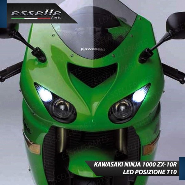Luci posizione T10 5 LED Canbus per KAWASAKI Ninja 1000 ZX-10R 2006-2007