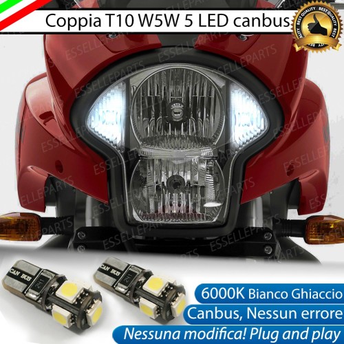 Luci posizione T10 5 LED Canbus per KAWASAKI Versys 650 2006-2009