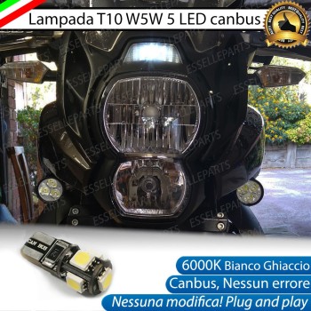 Luce posizione T10 5 LED Canbus per KAWASAKI Versys 1000 2011-2014 ABS