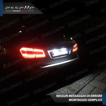 Luci Targa 9 LED per Mercedes Classe E W212 Canbus Bianco