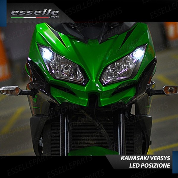 Luci posizione T10 5 LED Canbus per KAWASAKI Versys 1000 2015-2016 Grand Tourer ABS