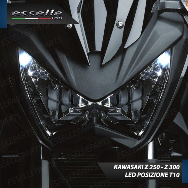 Luci posizione T10 5 LED Canbus per KAWASAKI Z 250 2015-2016 ABS