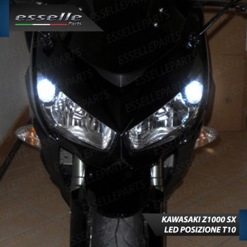 Luci posizione T10 5 LED Canbus per KAWASAKI Z 1000 SX 2011-2013