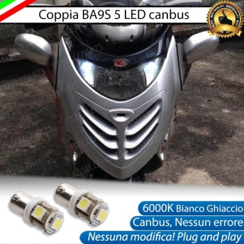 Luci posizione BA9S 5 LED Canbus per KYMCO Gran Dink 250 (2001-2006)
