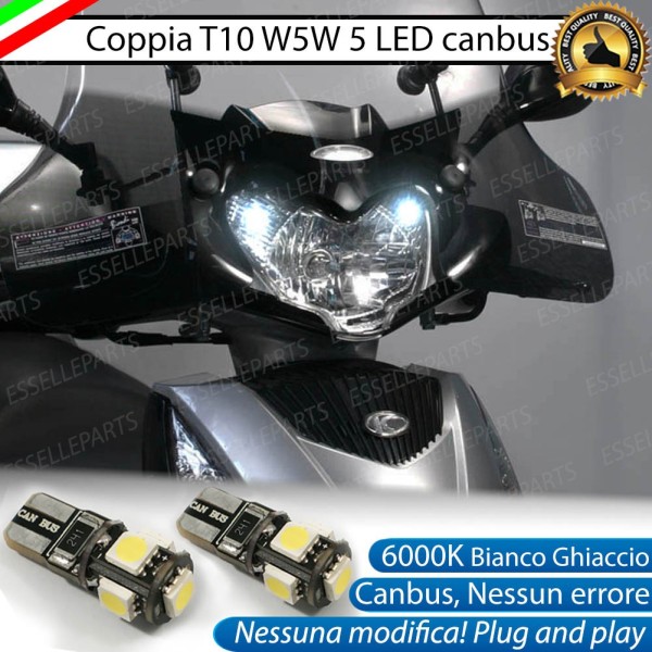 Luci posizione 5 LED Canbus Kymco People 300i 2010-2017 GT