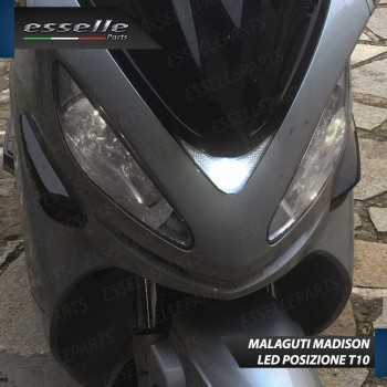 Luce posizione T10 5 LED Canbus per MALAGUTI Madison 250 2002 S