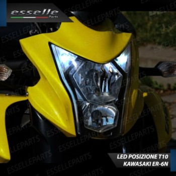 Conversione Fari Full LED Per Kawasaki ER-6N 6000K Bianco