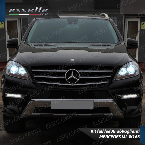 Kit Full LED H7 9600 LUMEN Anabbaglianti MERCEDES ML W166