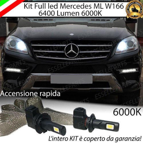 Kit Full LED H7 6400 LUMEN Abbaglianti MERCEDES ML W166