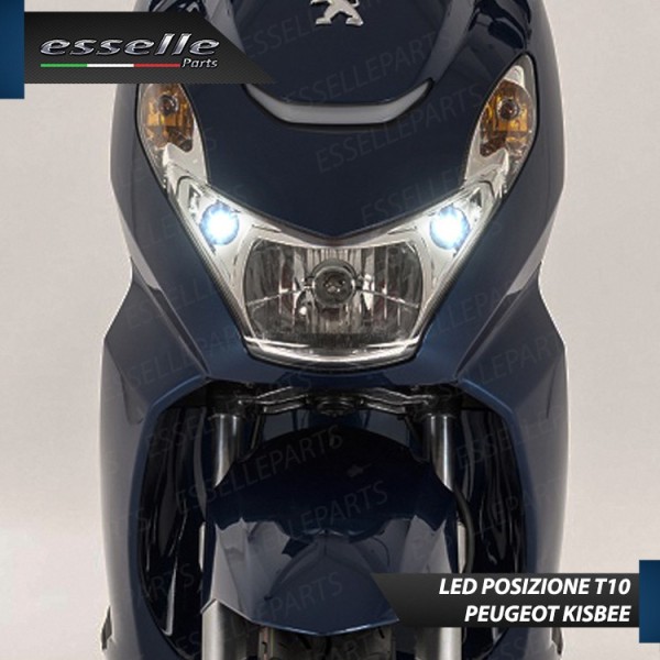 Luci posizione T10 5 LED Canbus per PEUGEOT Kisbee 50 2019-2020 4t RS