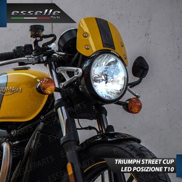 Luce posizione T10 5 LED Canbus per Triumph Street Cup 900 2017-2019