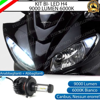Kit Full LED Lampada H4 9000 Lumen Abbaglianti per YAMAHA FZ6 2006-2011 Fazer S2