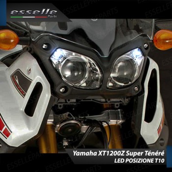 Luci posizione T10 5 LED Canbus per YAMAHA XT 1200 2017 ZE Super Tenere' Worldcrosser