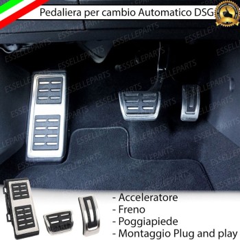 set copripedale alluminio cambio automatico SKODA KODIAQ antiscivolo