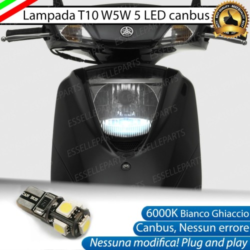 Luce posizione T10 5 LED Canbus per YAMAHA Vity 125 2007-2015