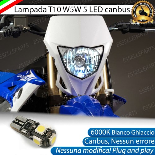 Luce posizione T10 5 LED Canbus per YAMAHA WR 400 1998-2002 F