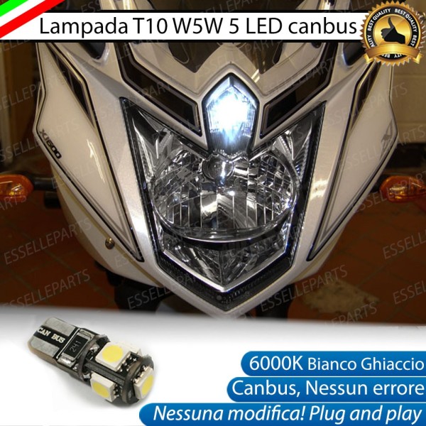 Luce posizione T10 5 LED Canbus per YAMAHA XJ6 2010-2016 Diversion F