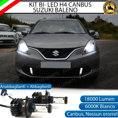 Kit Full Led 6000k H4 canbus SUZUKI BALENO ABBAGLIANTI ANABBAGLIANTI