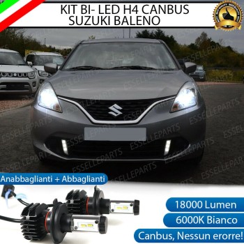 Kit Full Led 6000k H4 canbus SUZUKI BALENO ABBAGLIANTI ANABBAGLIANTI