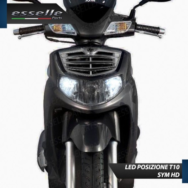 Luci posizione T10 5 LED Canbus per SYM HD 200 2011-2014 EVO