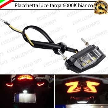 Placchetta Luce Targa LED Canbus 6000K Specifica per Husqvarna