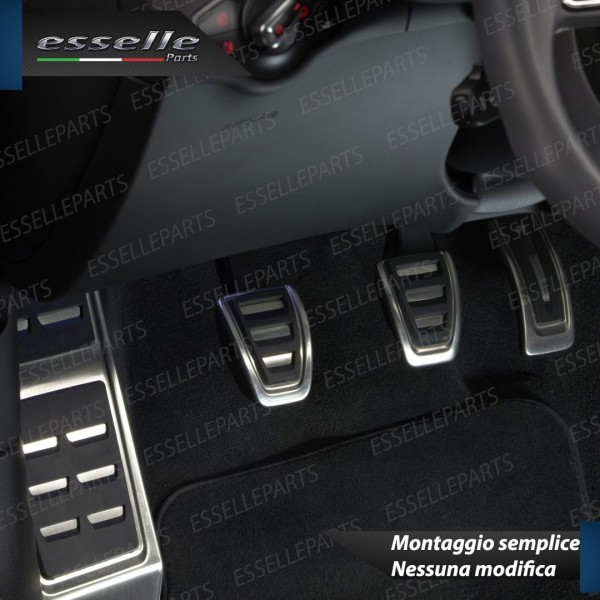 set copripedale alluminio cambio MANUALE SKODA KAROQ antiscivolo gomma