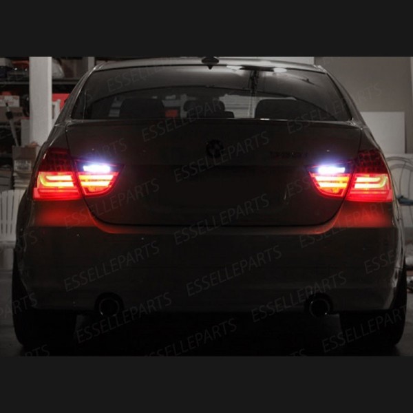 Coppia lampade 13 LED Retromarcia T15 con lente 6000K Bmw Serie 3 E90 E91 Dal 09/2008