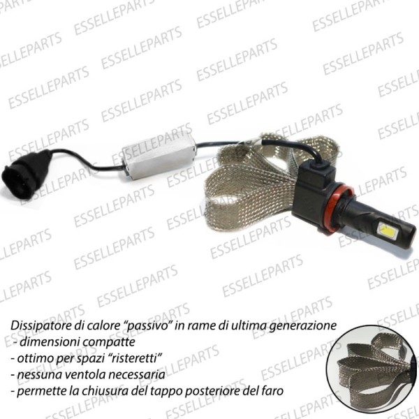 Kit Full LED H9 6400 LUMEN Abbaglianti NISSAN X TRAIL III