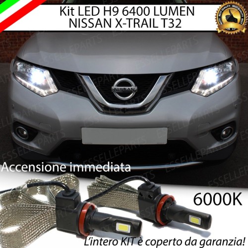 Kit Full LED H9 6400 LUMEN Abbaglianti NISSAN X TRAIL III