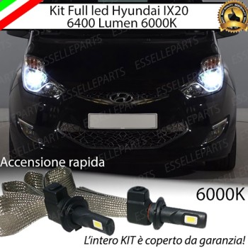 Kit Full LED H7 6400 LUMEN Anabbaglianti HYUNDAI ix20