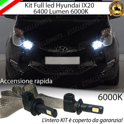 Kit Full LED H7 6400 LUMEN Abbaglianti HYUNDAI ix20