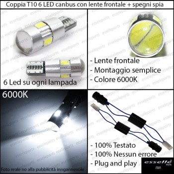 Luci Di Posizione 6 LED Per Skoda Kodiaq Luce Bianca