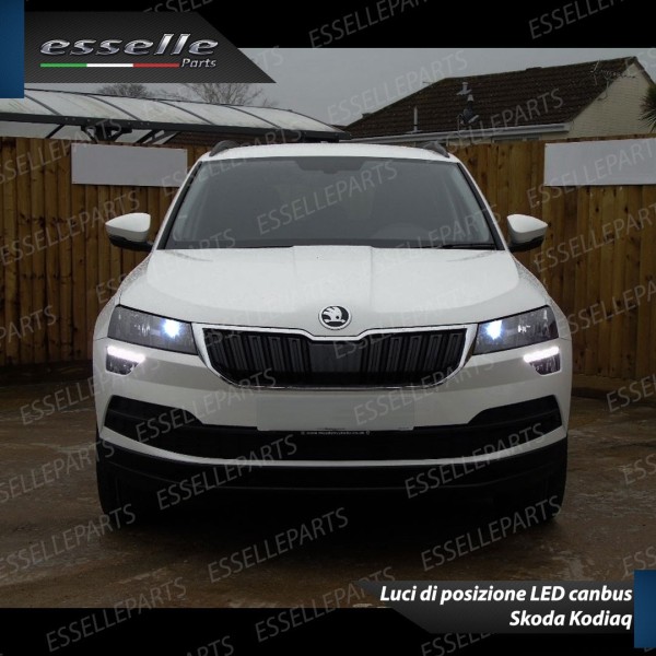 Luci Di Posizione 6 LED Per Skoda Kodiaq Luce Bianca