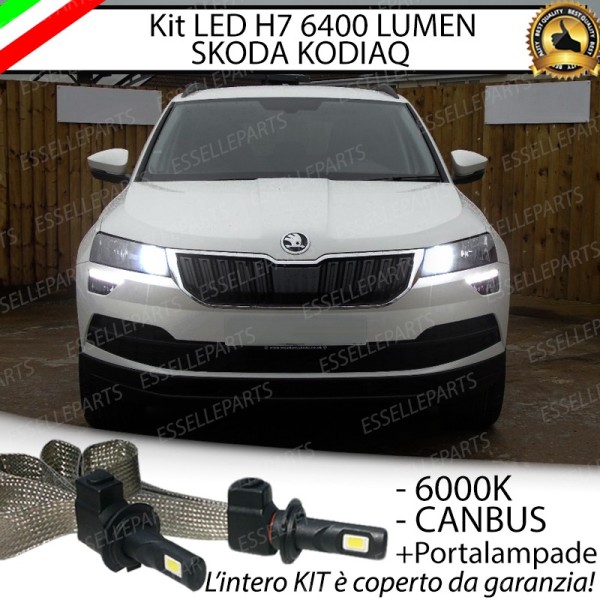 Kit Full LED H7 6400 LUMEN Abbaglianti SKODA KODIAQ