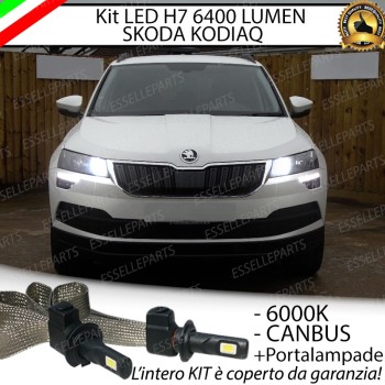 Kit Full LED H7 6400 LUMEN Abbaglianti SKODA KODIAQ