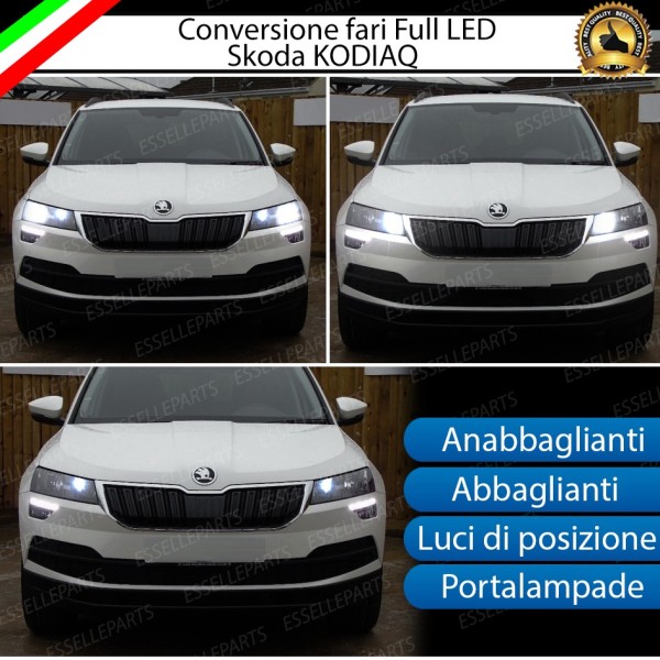 Conversione Fari Full LED 6000k canbus SKODA KODIAQ No Error