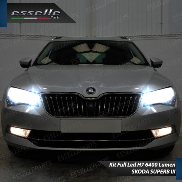 Kit Full LED H7 6400 LUMEN Abbaglianti SKODA SUPERB III