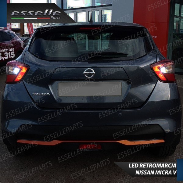 Luci Retromarcia Led Canbus NISSAN MICRA V 6000K Luce Bianca No Error