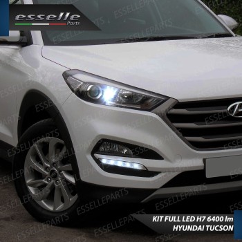 Conversione Fari Full LED 6000K bianco Hyundai Tucson MK3 Conversione Fari Full LED 6000K bianco Hyundai Tucson MK3