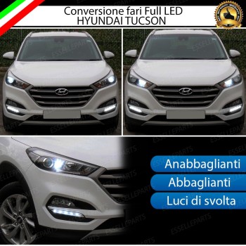 Conversione Fari Full LED 6000K bianco Hyundai Tucson MK3 Conversione Fari Full LED 6000K bianco Hyundai Tucson MK3