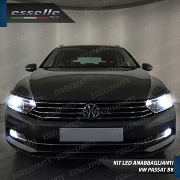 Conversione Fari Full LED H7 + H9 6000K VW PASSAT B8 canbus