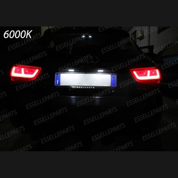 Conversione LED Luci diurne DRL + Placchette LED Targa Audi A1 8X Fino al 2014