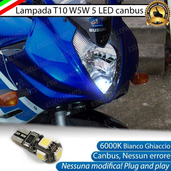 Luce posizione T10 5 LED Canbus Suzuki GS 500 2004-2006 F