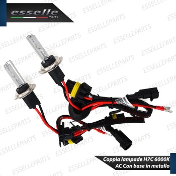 Kit Xenon AC H7C completo 6000K bianco ghiaccio