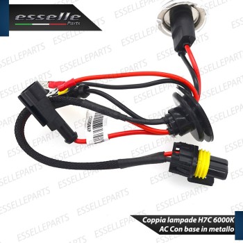 Kit Xenon AC H7C completo 6000K bianco ghiaccio