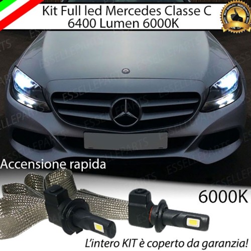 Kit Full LED H7 6400 LUMEN Anabbaglianti MERCEDES CLASSE C W205